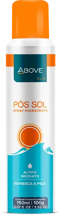 Pós Sol Espuma Hidratante Above Sun Frasco 150ml Spray