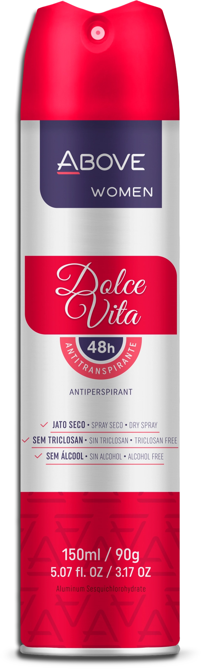 Antitranspirante Jato Seco Dolce Above Women 150ml Spray