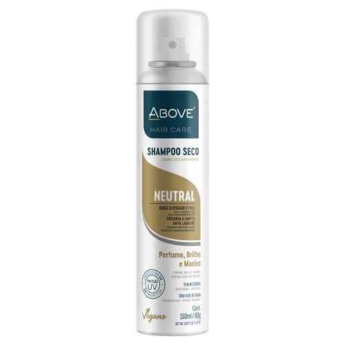 Shampoo A Seco Neutral Above Frasco 150ml Spray