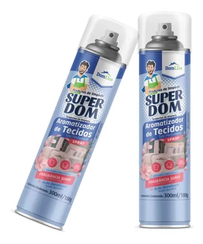 Aromatizador De Tecidos Lavanda E Cedro Super Dom 300ml