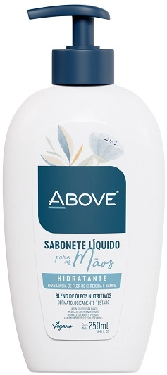 Sabonete Líquido Hidratante Para As Mãos Flor De Cerejeira E Bambu Above Frasco 250ml