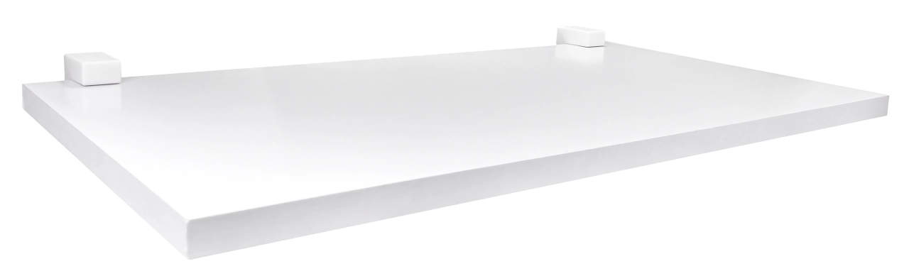 Prateleira Branca 1,2x20x40cm Suporte Branco Me L