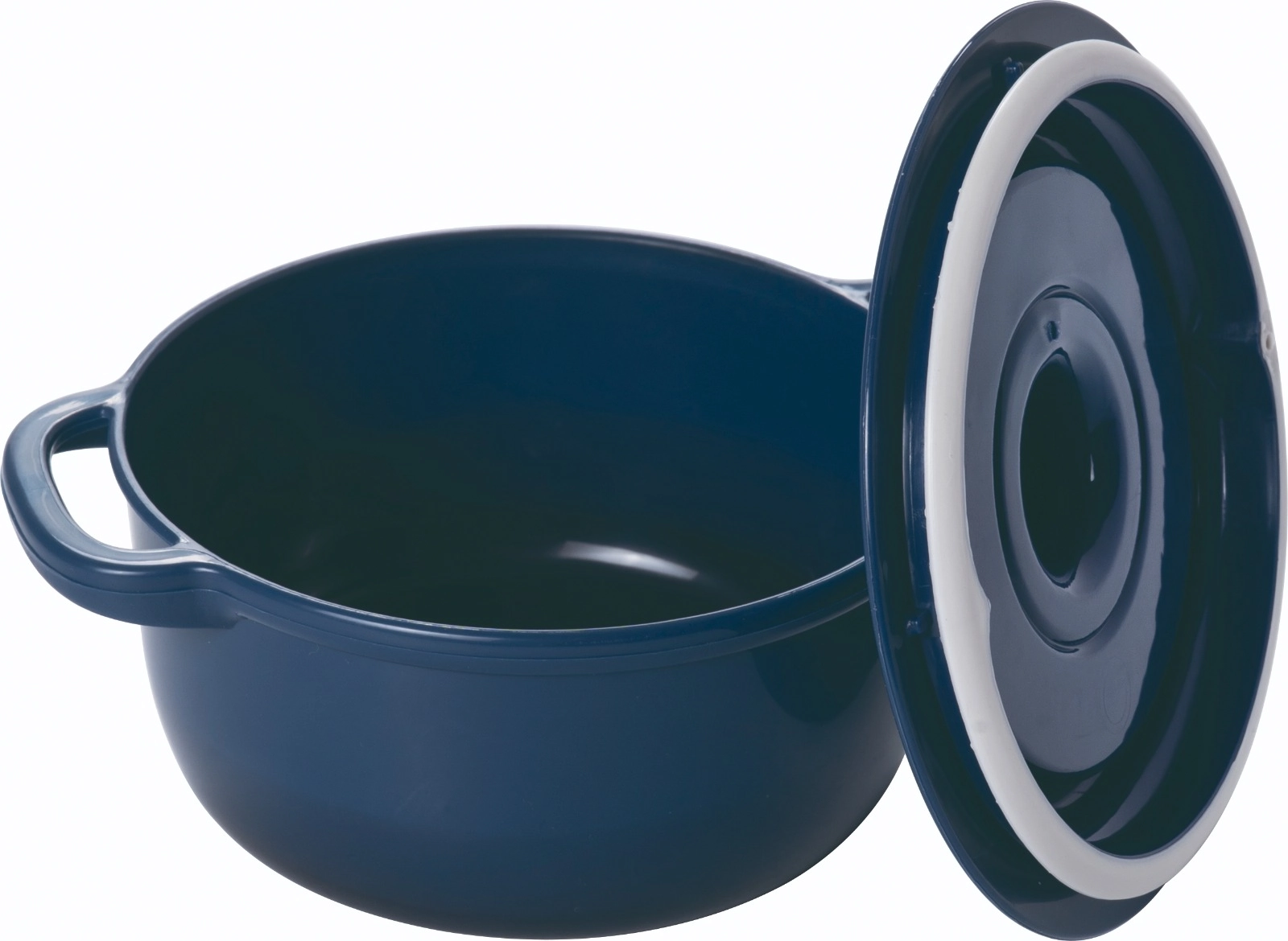 Pote Supreme Redondo Azul Navy 180ml 18329 Plasutil