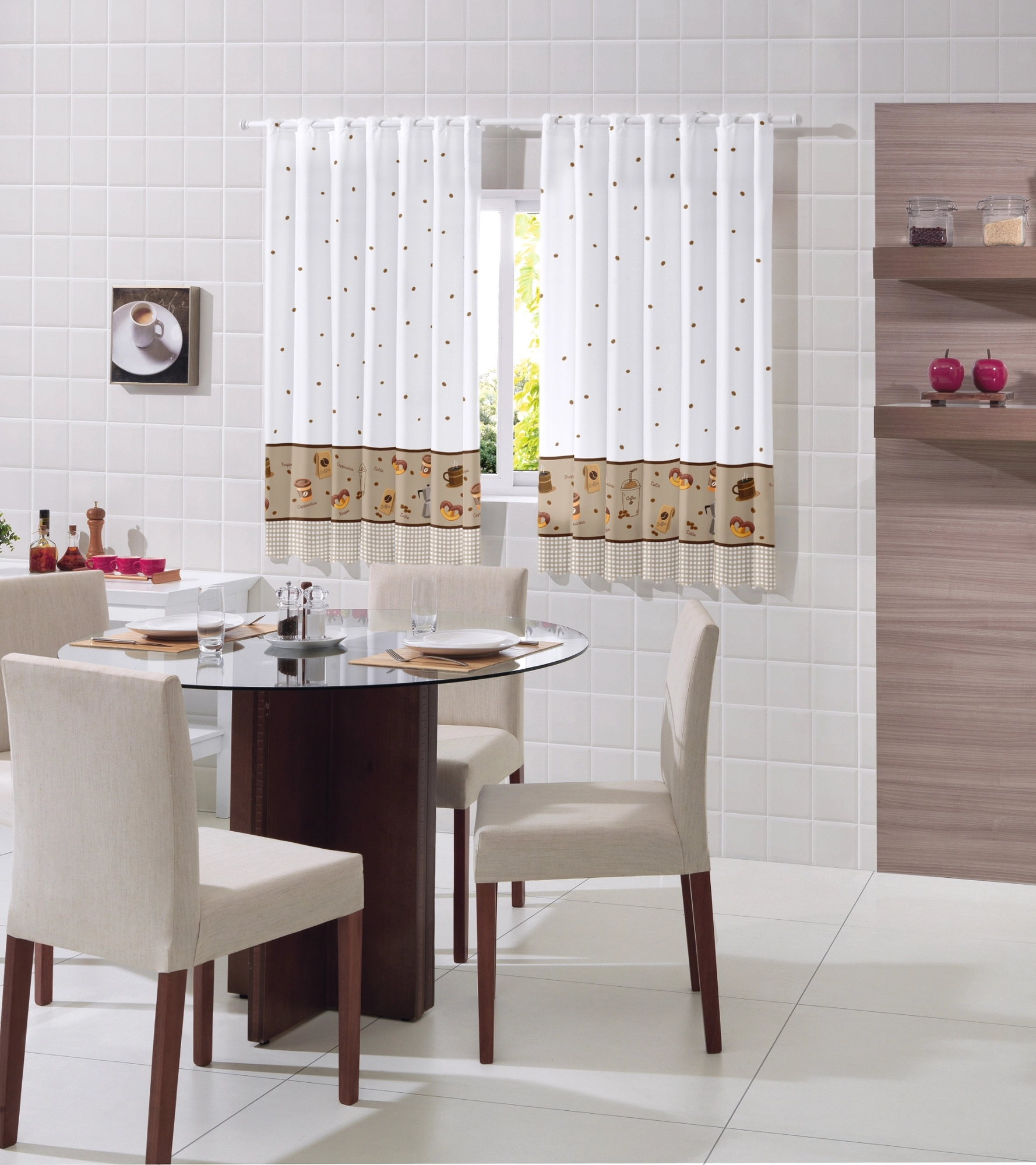 Cortina Cozinha Passabarra Luna Tea Time 220x140cm 750016919001011 223