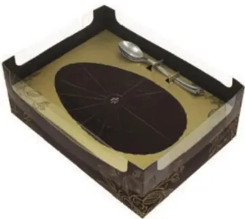 Caixa Encanto Ideia 1 Meio Ovo Pascoa Colher 500g Ouro 01504