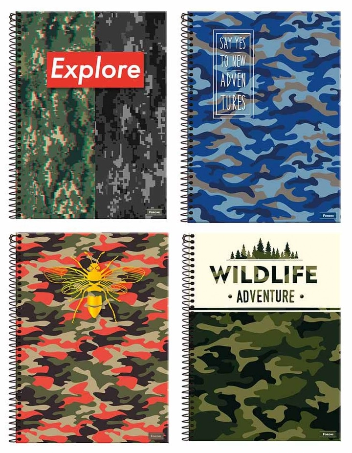 Caderno 10x1 Capa Dura Venture 200fls Foroni