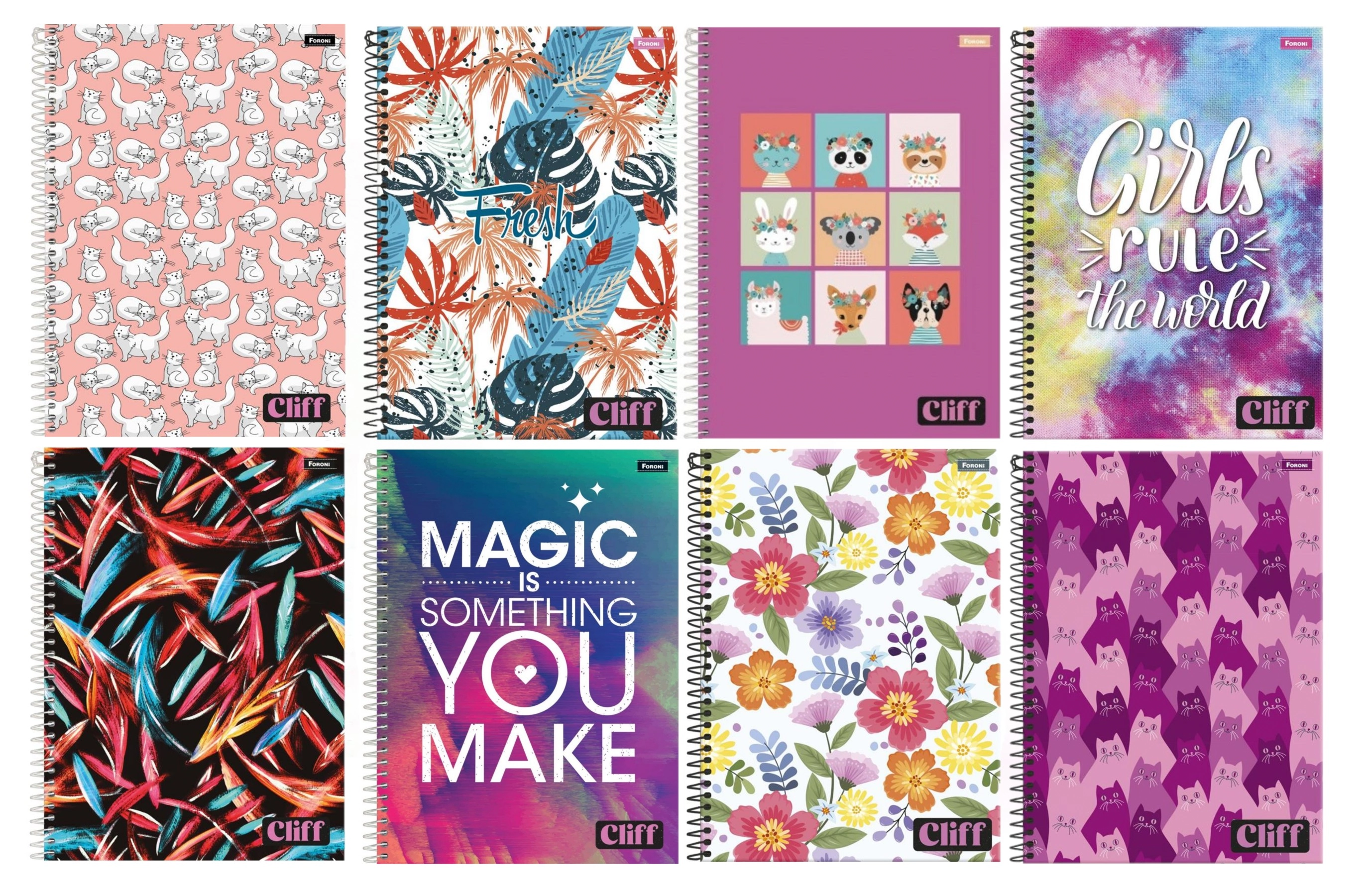 Caderno Foroni Cd Univ Cliff Fem 20m 320f 306684