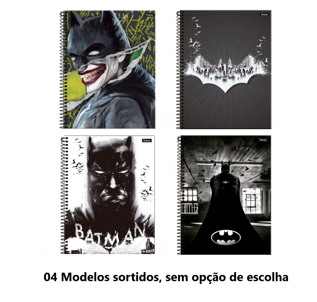 Caderno 10x1 Capa Dura 2021 Batman Teen 160fls 6046