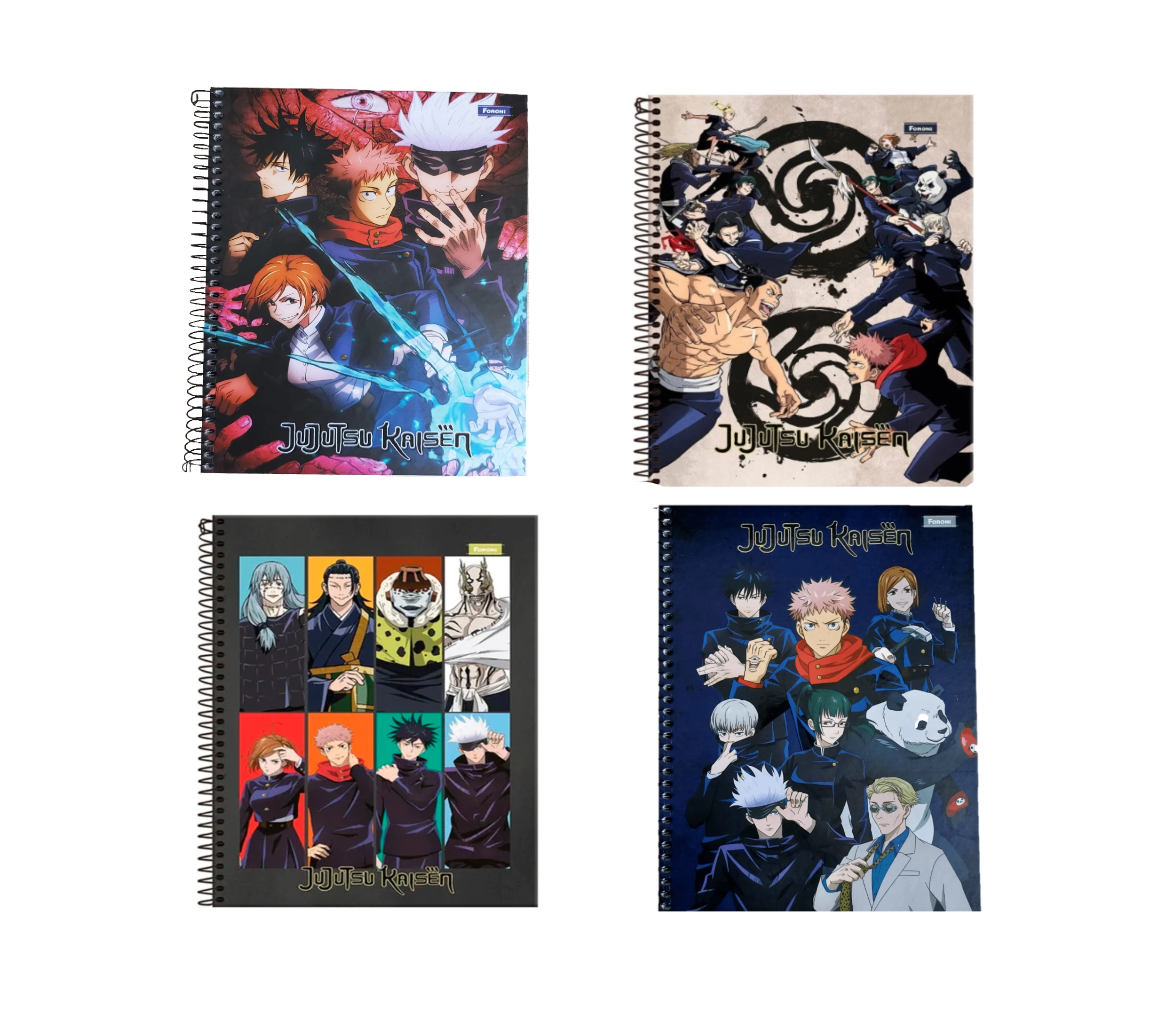 Caderno Univ.cd Foroni 80f 1m Pt14 Jujutsu Kaisen Fsc