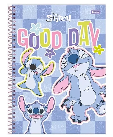 Caderno Univ.cd Foroni 80f 1m Pt14 Stitch Fsc