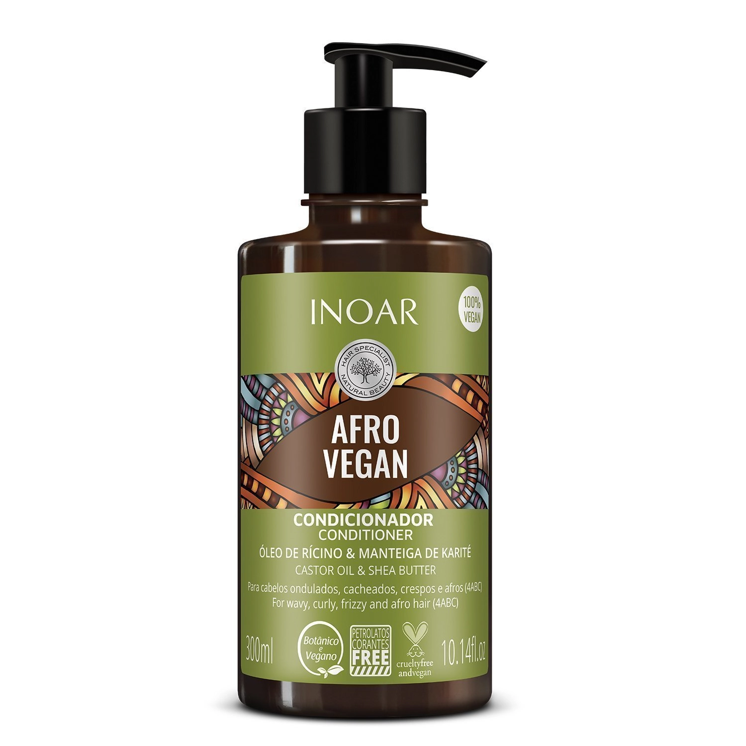Condicionador Inoar Afro Vegano 300ml
