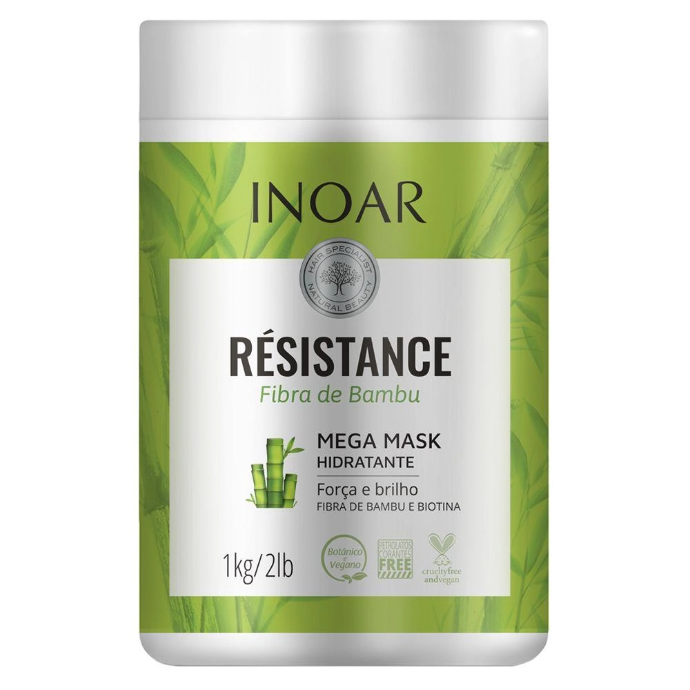 Creme/mascara Tratamento Inoar Resistance Fibra De Bambu 1kg