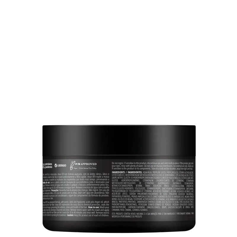 Mascara Tratamento Inoar Btx Antifrizz Redutor Volume 200g