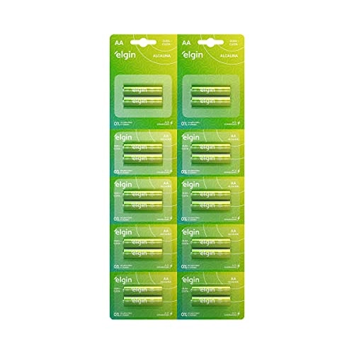 Pilha Elgin Aa Alcalina Blister Grande C/2 Unid