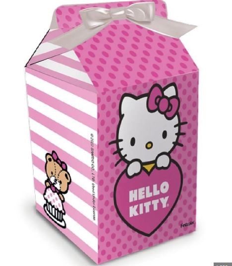 Caixa Milka Hello Kitty Rosa C/8 Festcolor