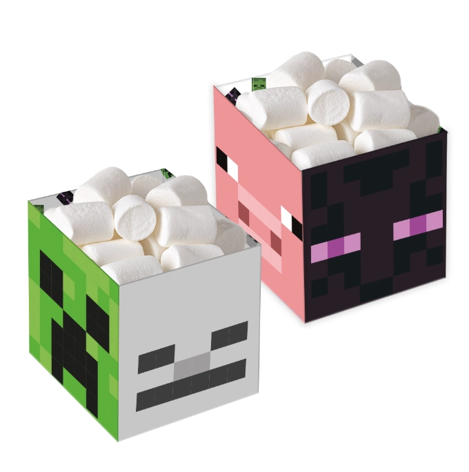 Cachepot Medio Minecraft C/8un Festcolor