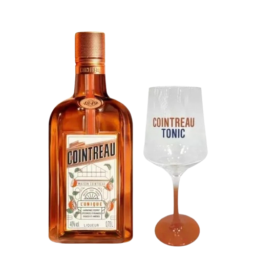 Kit Licor Cointreau 700ml Taca