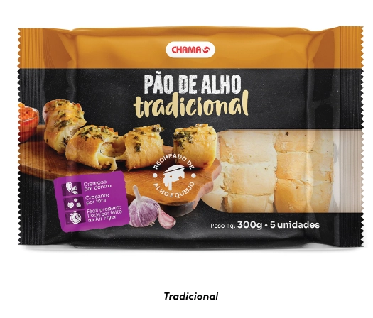 Pao Alho Chama Tradicional 300g