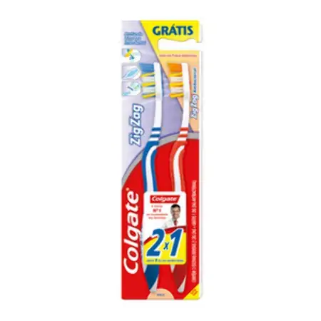 Colgate Zig Zag Antibacteriana Leve 3 Pague 2 Macia