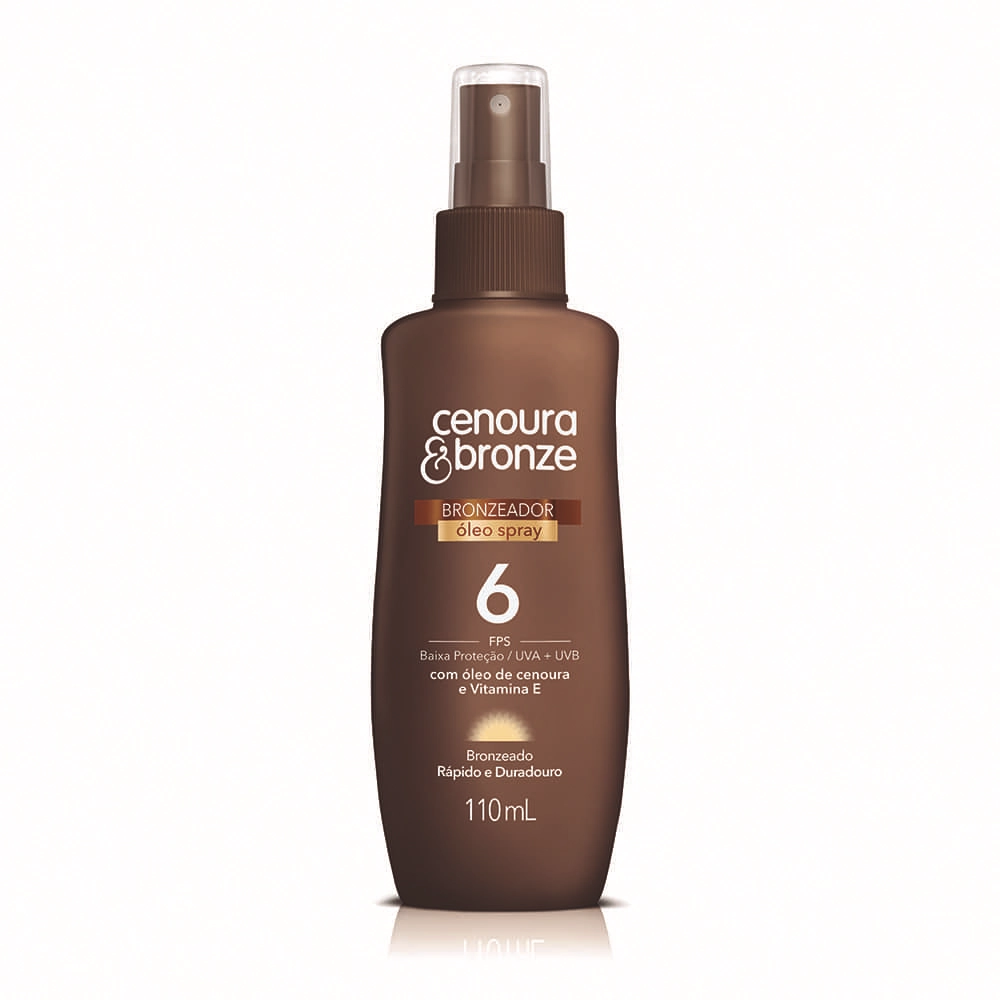 Bronzeador óleo Cenoura E Bronze 110ml Fps6 Unit