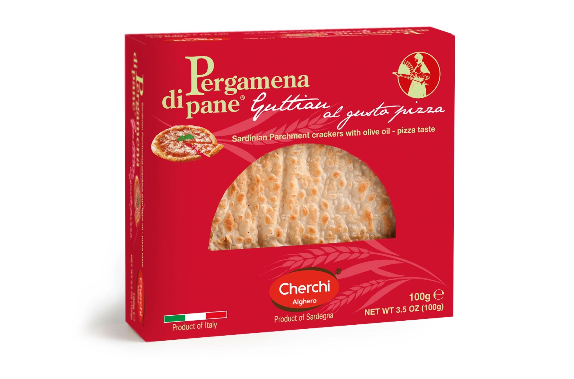 Torrada Cherchi Folha Pizza 100gr