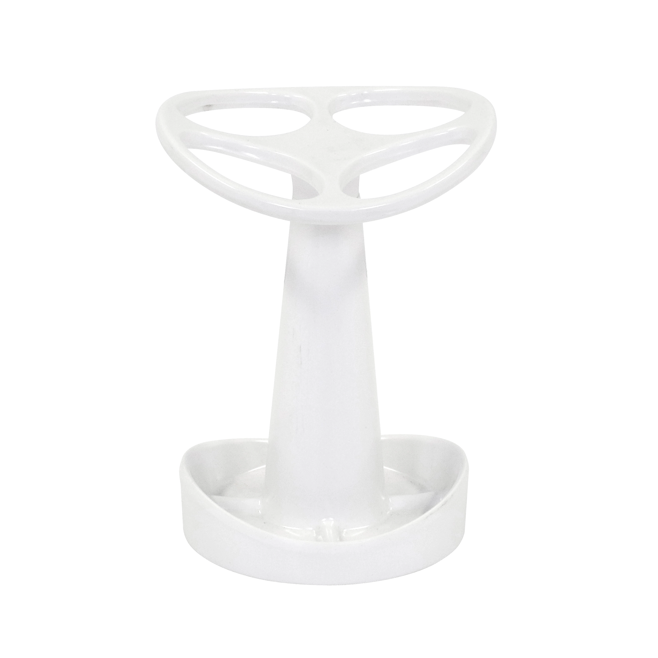 Porta Escova de Dente Branco em Resina Plástica Curvino Sensea
