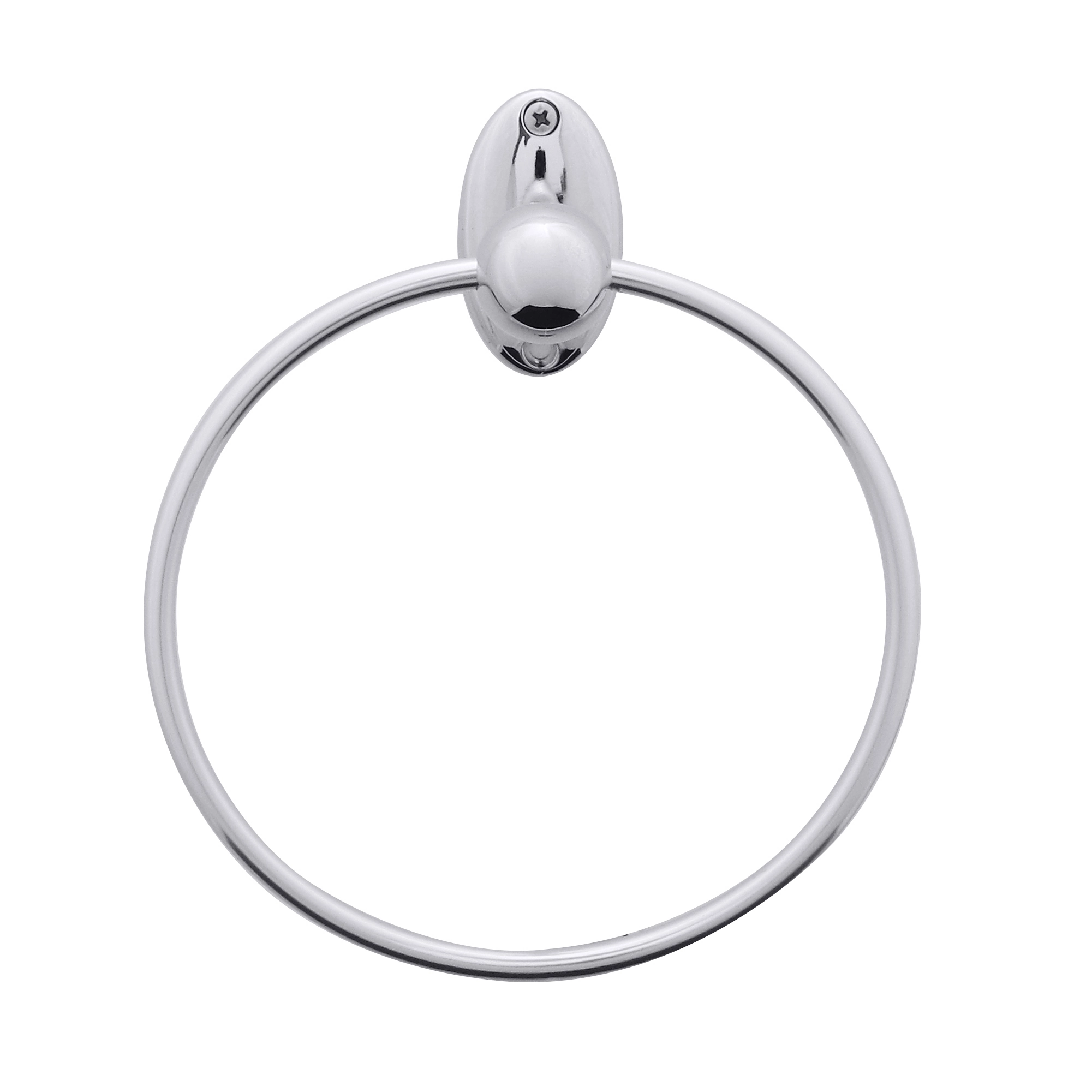 Porta Toalha Rosto  Metal Argola Bali