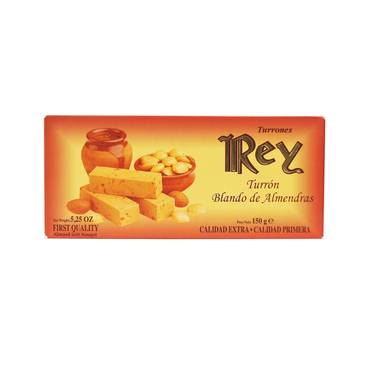 Torrone Rey Blando De Almendras 150g