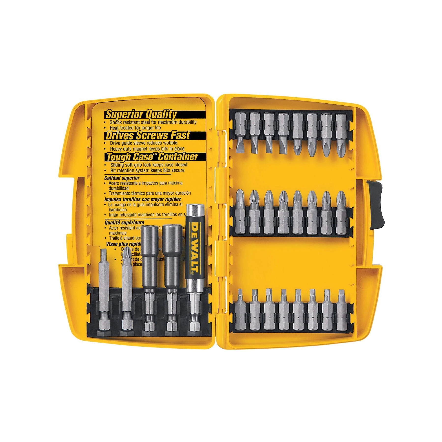Jogo de Bits 29 Peças para Parafusar com Estojo Dewalt