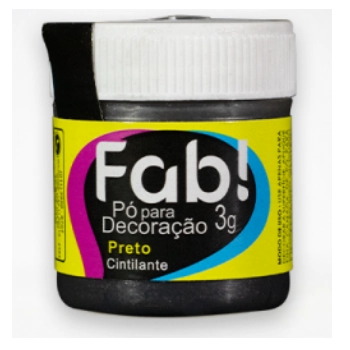 Po P/ Decoracao Preto 3g