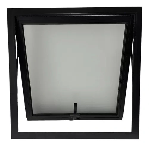 Janela Maxiar De Banheiro Esquadrias Brasil Grupo Vetx 50x50 Preto