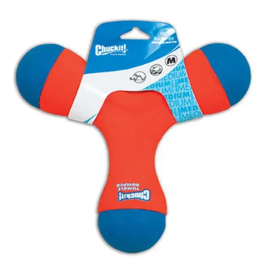 Chuckit Tri Bumper Dog Toy, 8.2 L X 8.2 W X 8.2 H