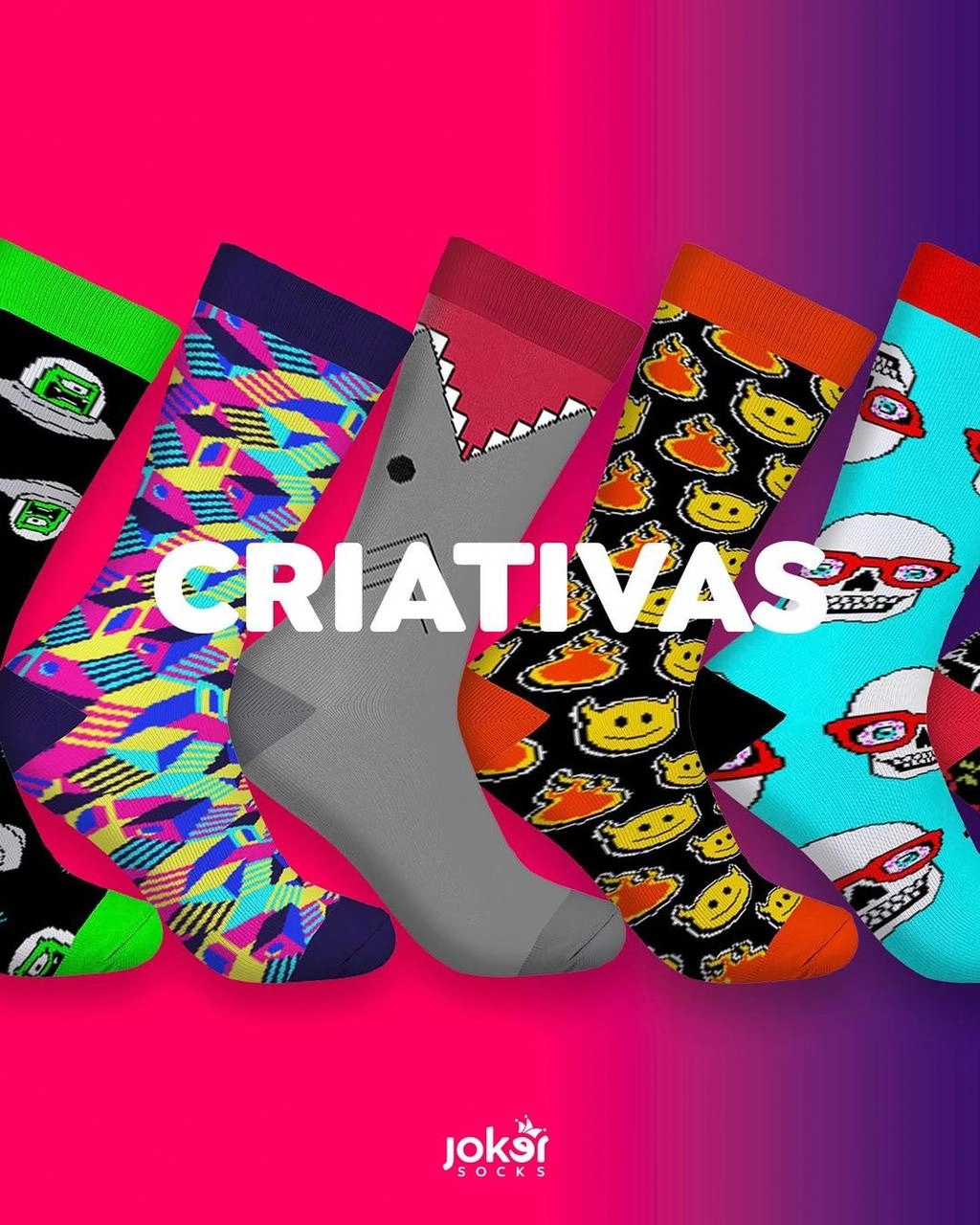 Meia 5 8 Infantil 19.991.887 Jokers