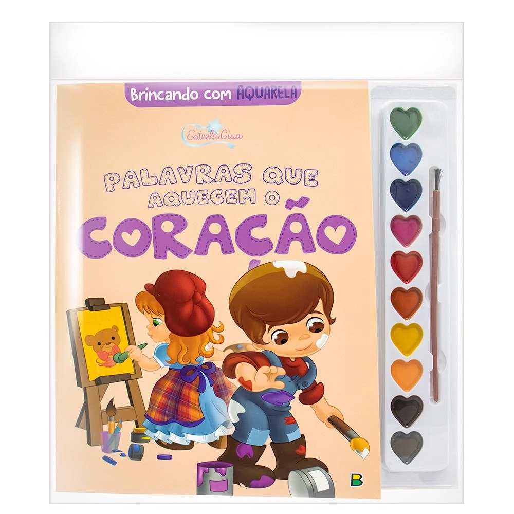 Livro Brincando Aquarela Palavras Aquecem Coracao 1169459 Todolivro