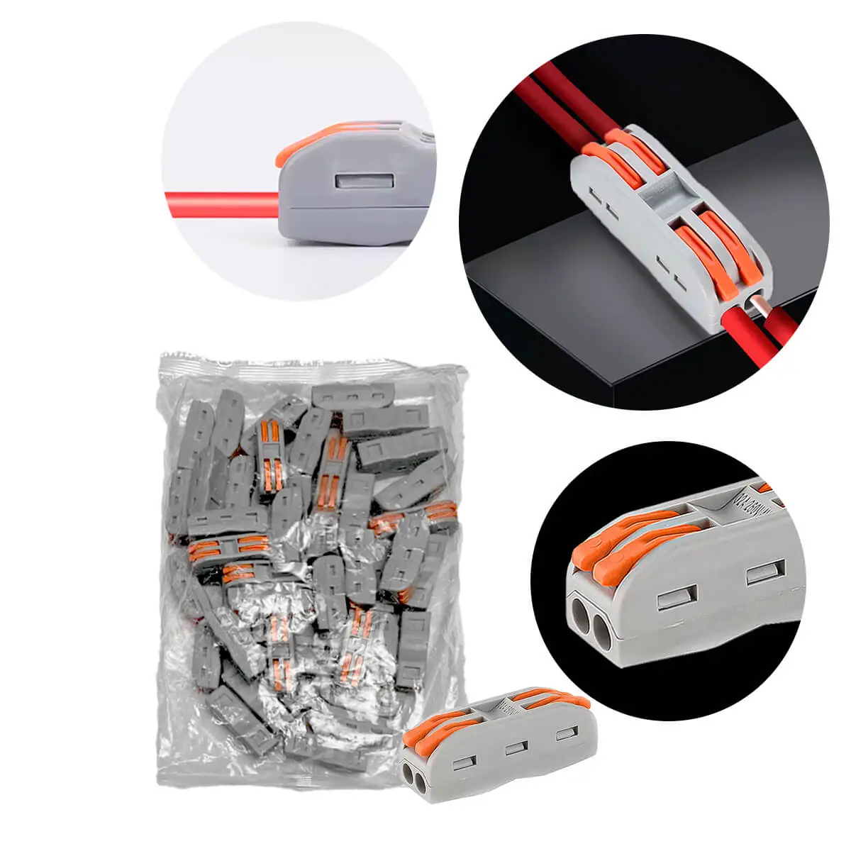 Conector De Emenda Sem Ferramentas 50 Und