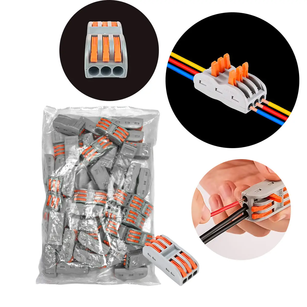 Conector De Emenda Sem Ferramentas 50 Und