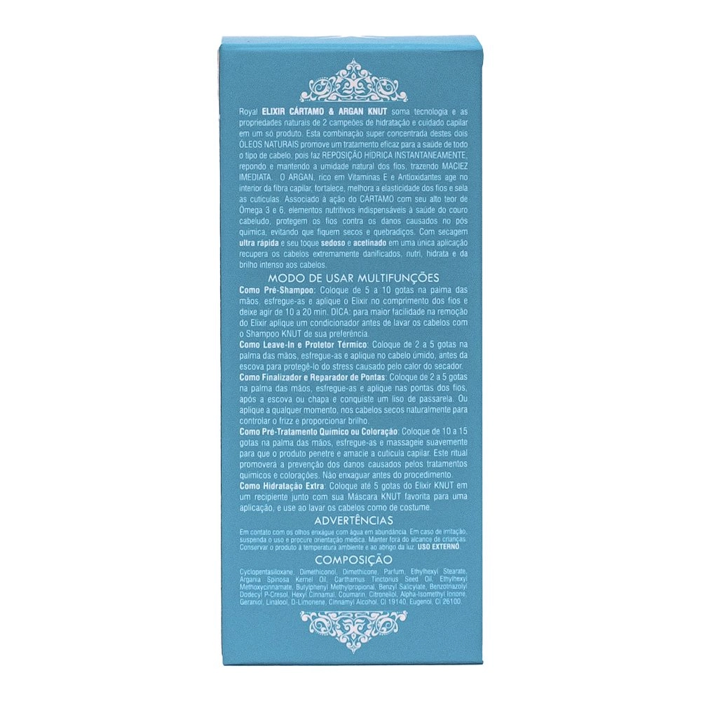 Knut Elixir Cartamo E Argan 35ml 829