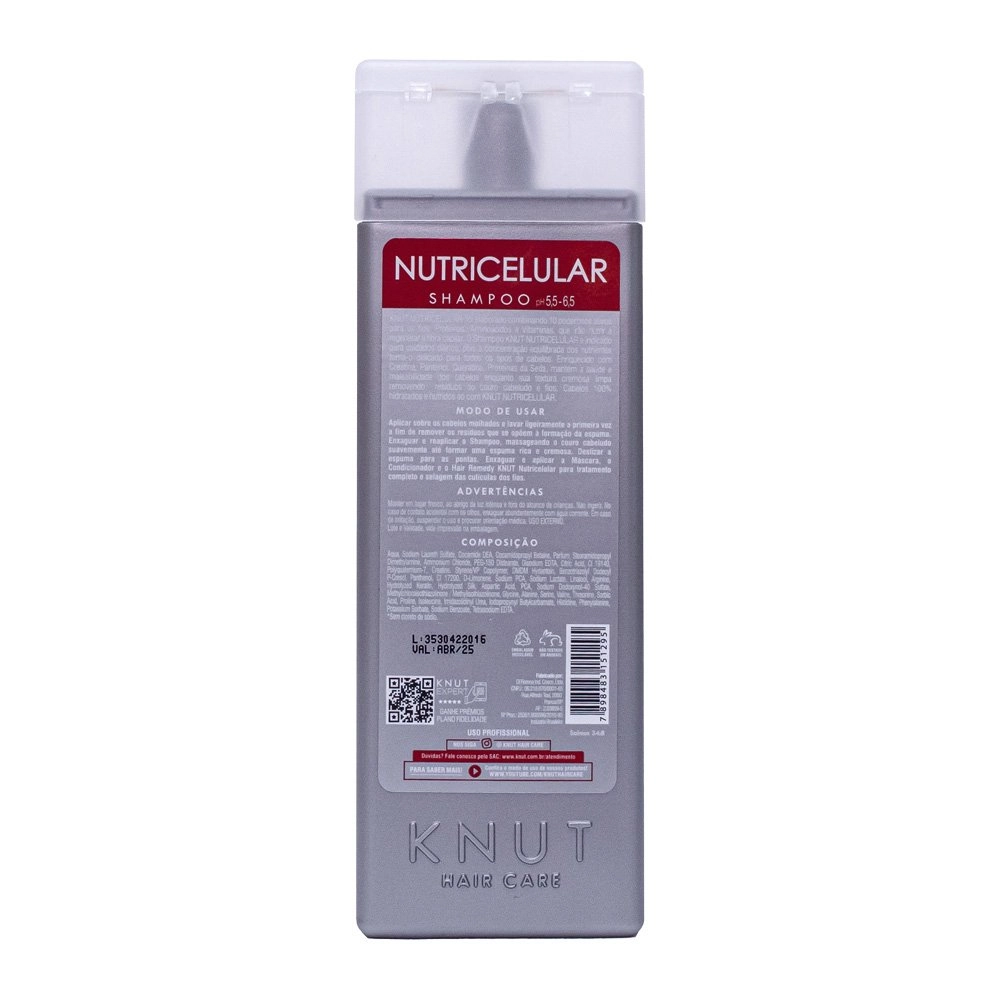 Shampoo Knut 250ml Nutricelular