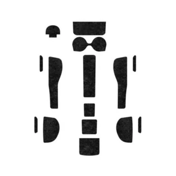 Kit Forro Porta Objetos HONDA FIT 15 Peças - TITANIUM KF1003E