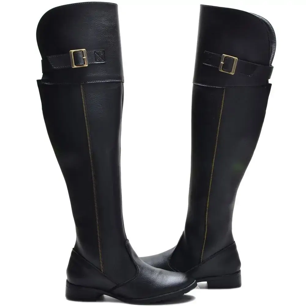 Bota Pvc Branca Cano Alto 46