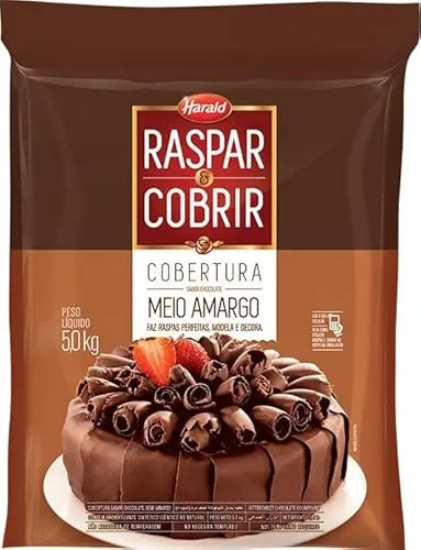Cob Choc Raspar Harald Kg Meio Amargo Insumo
