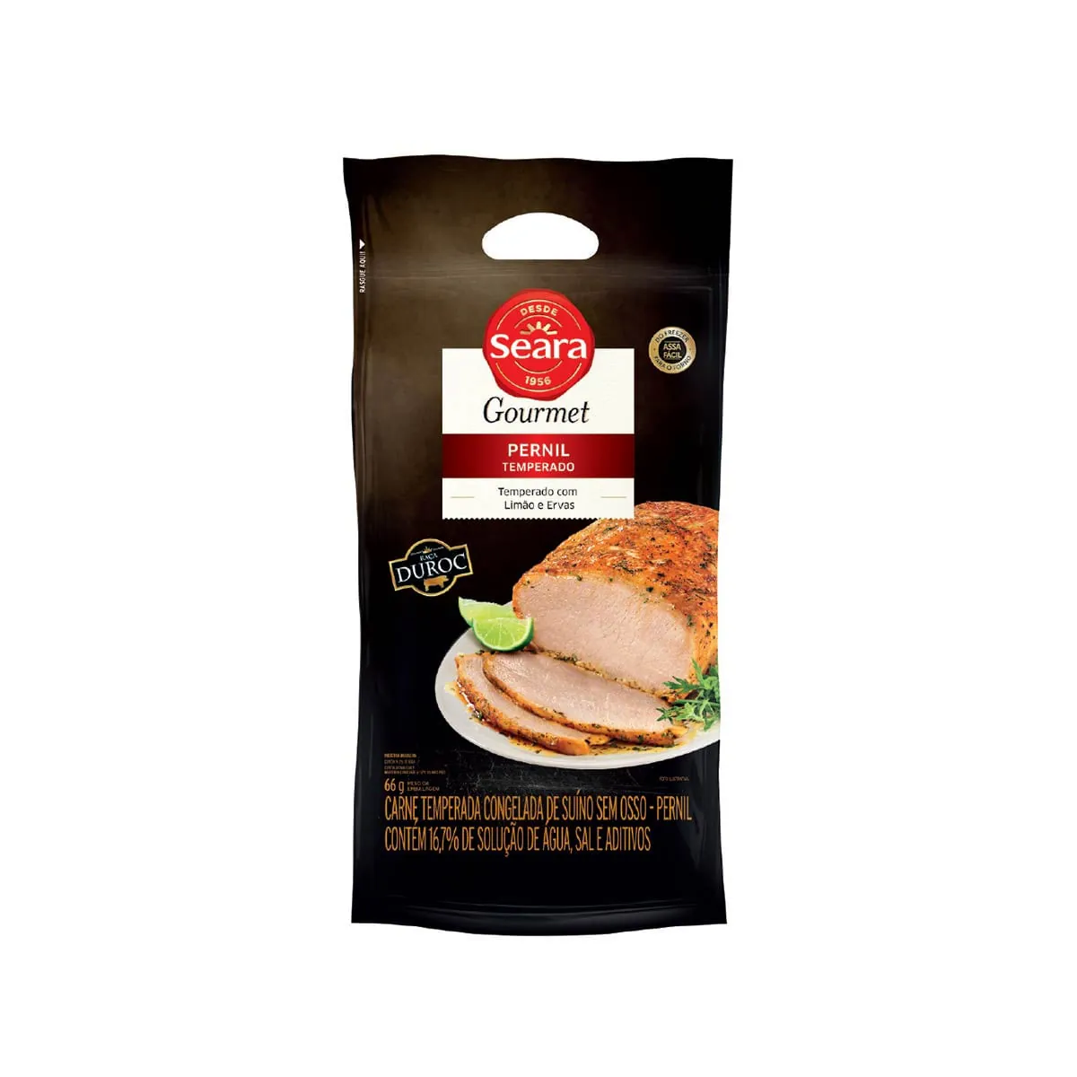 Pernil Suíno Sem Osso Congelado com Ervas Seara Gourmet Assa Fácil 4 Kg