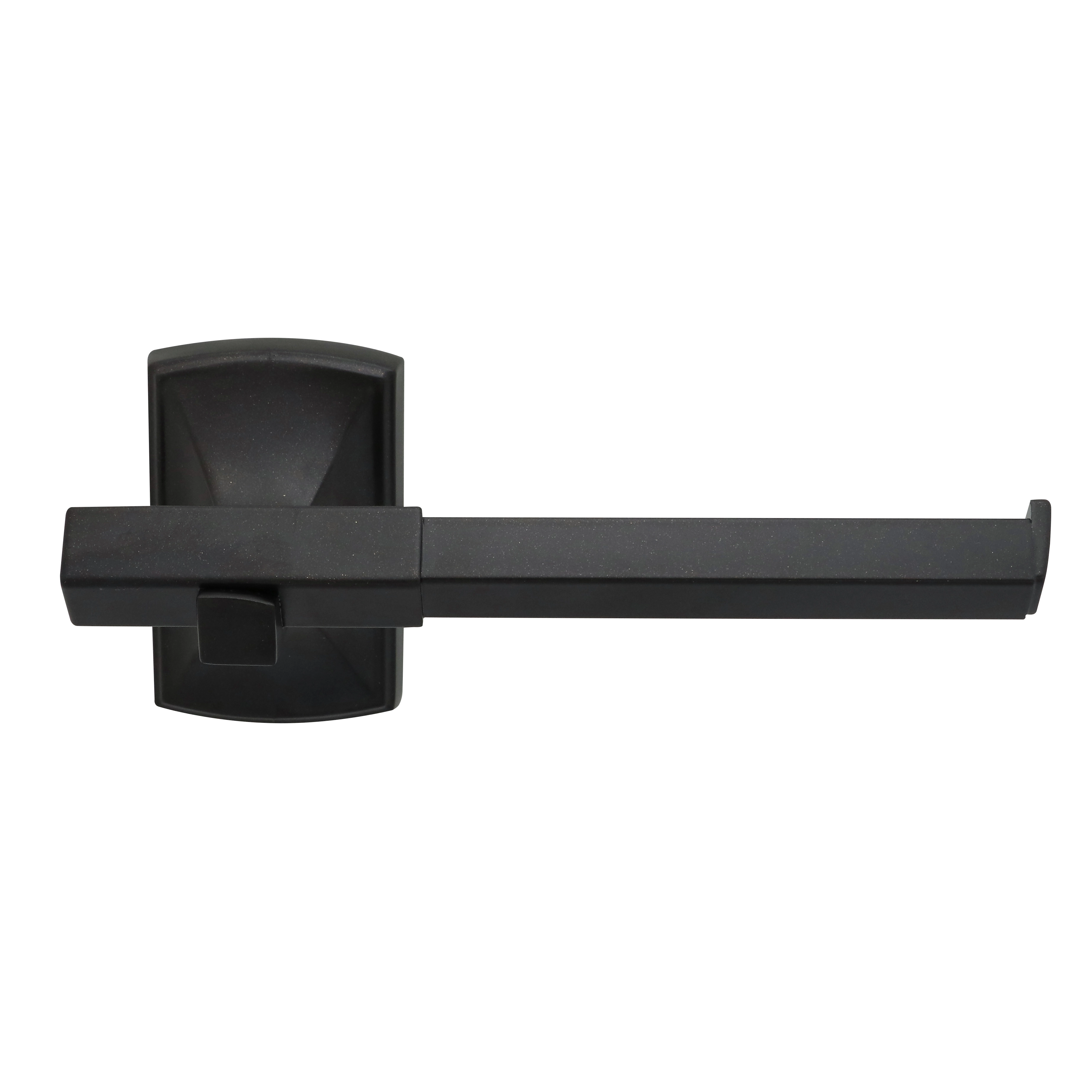 Porta Papel Higiênico Metal Simples Savoy Preto Umbra