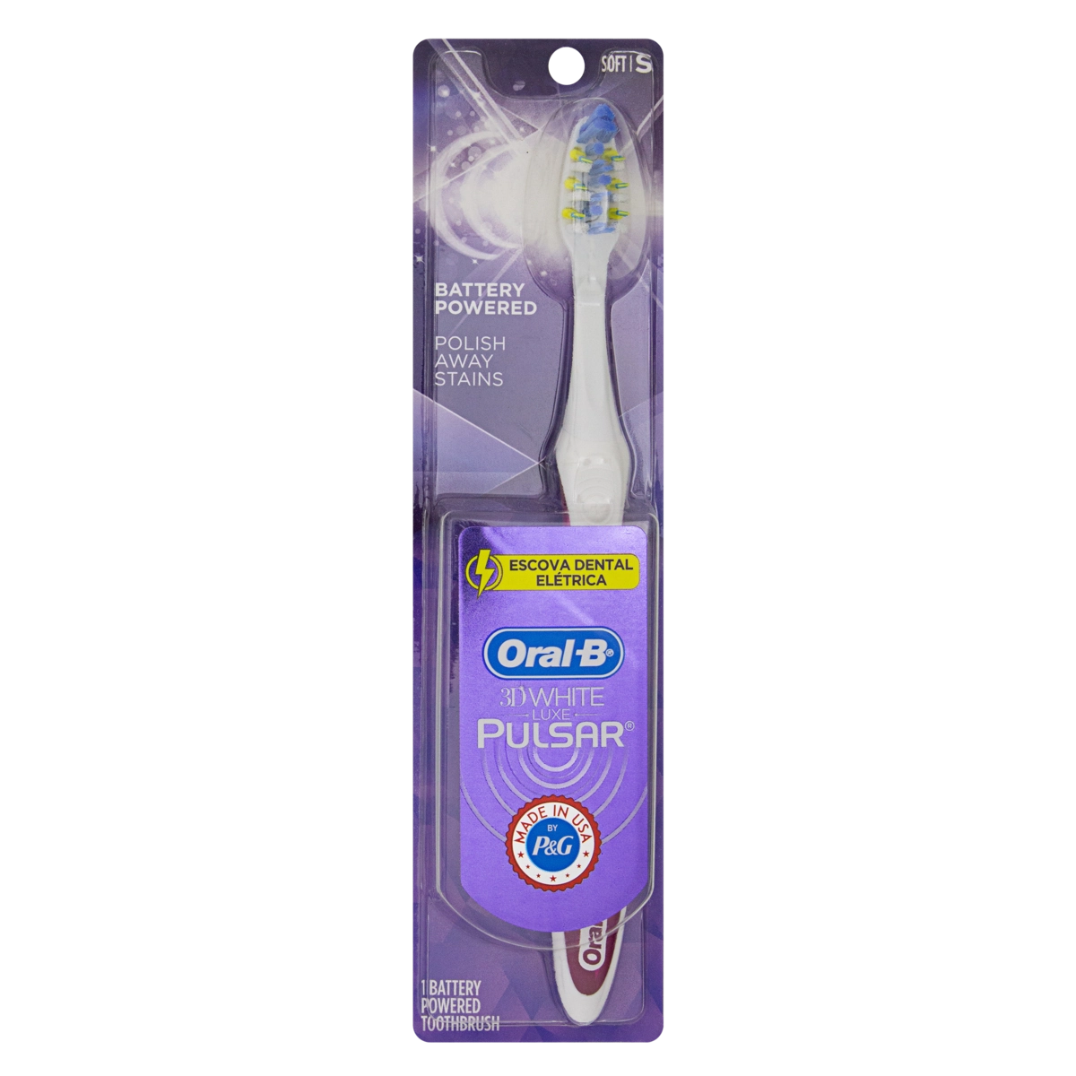 Escova Dental Elétrica à Bateria 3d White Luxe Oral B Pulsar