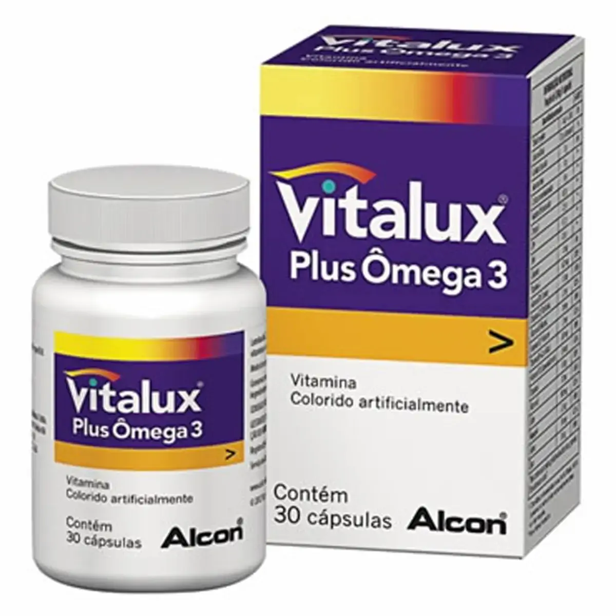 Vitalux Plus ômega 3 Alcon Caixa 30 Cápsulas