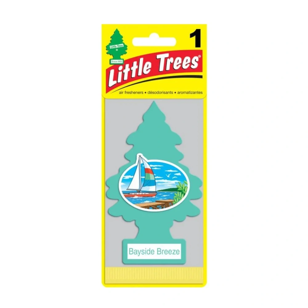 Aromatizante Sachê Car- Freshner Bayside Breze Modelo Arvoré - LITTLE TREES 17121