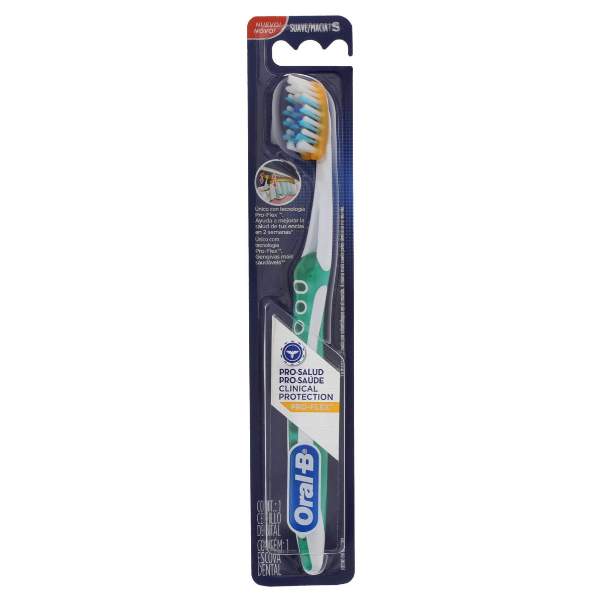 Escova Dental Macia Oral B Pro Saúde Pro Flex