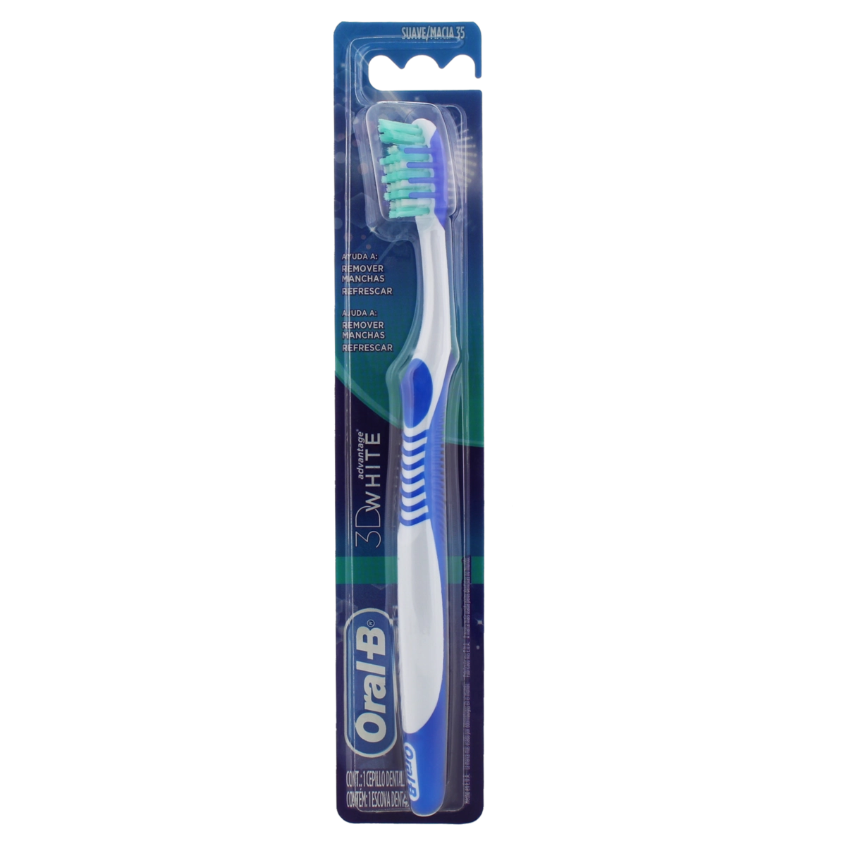 Escova Dental Macia Oral B 3d White Advantage