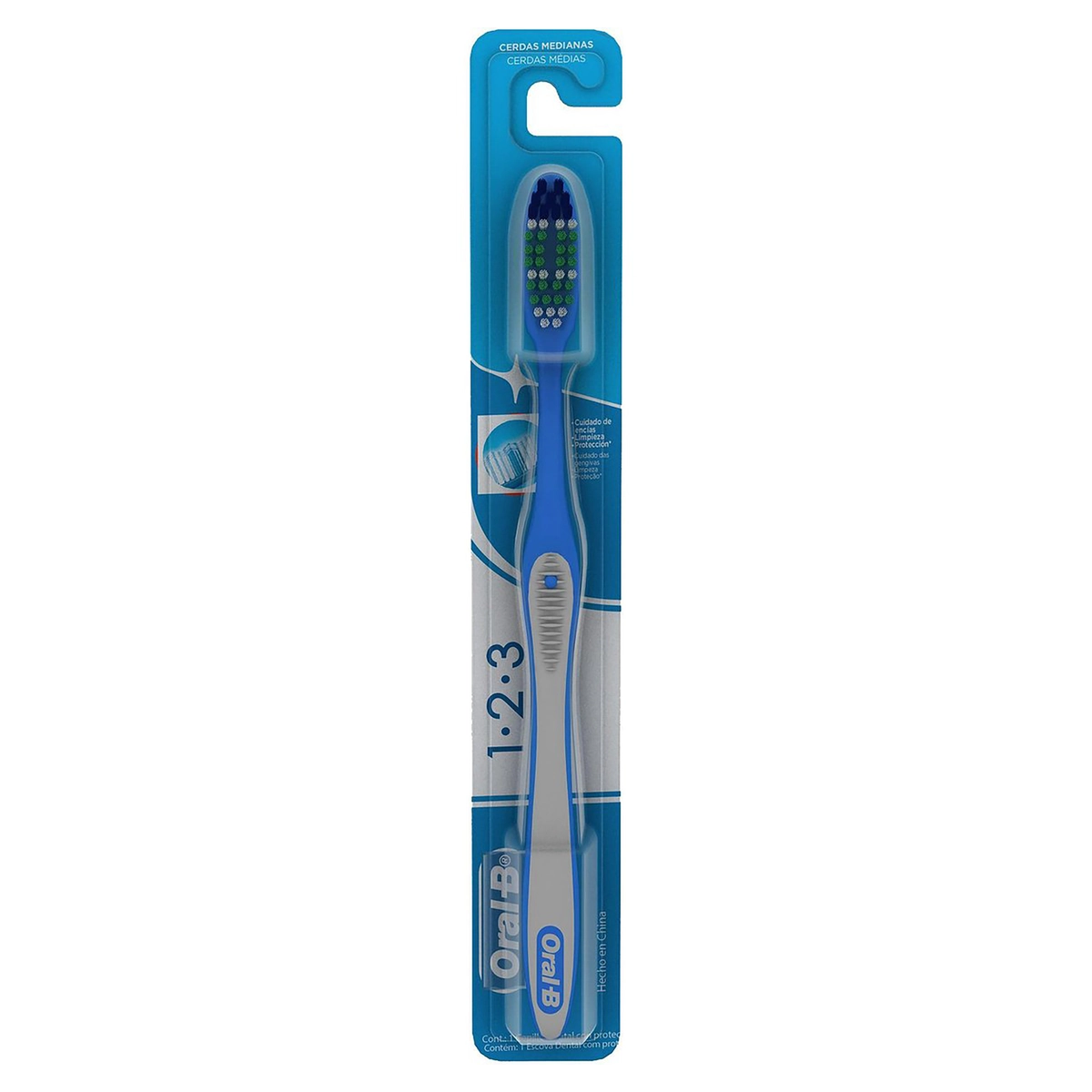 Escova Dental Média Oral B 1 2 3