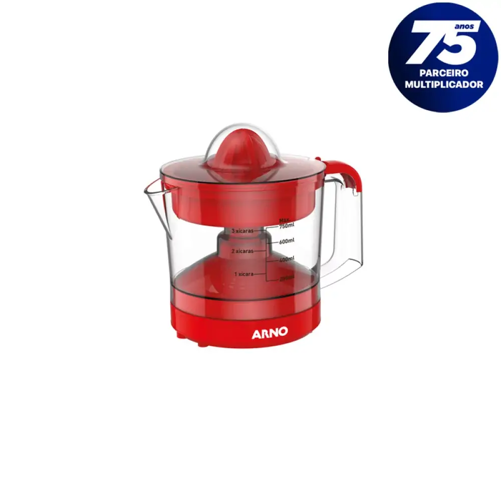 Espremedor de frutas Suco Express 0,75L Vermelho CP02 - 110V